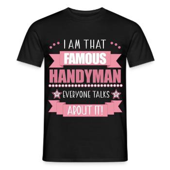 Artisane Profession Dames Cadeau - T-shirt homme - noir - Devant - AI Model Male 178 light (178cm)