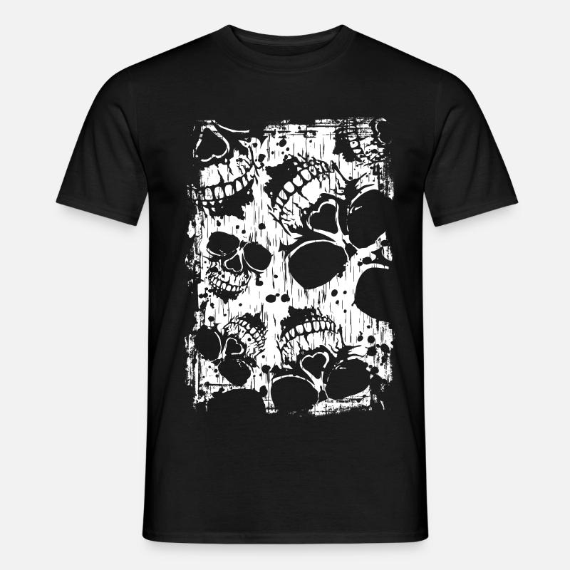 Fierce Skull - Männer T-Shirt - Schwarz