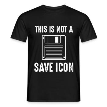 Nerd - Men's T-Shirt - black - Front - AI Model Male 178 light (178cm)