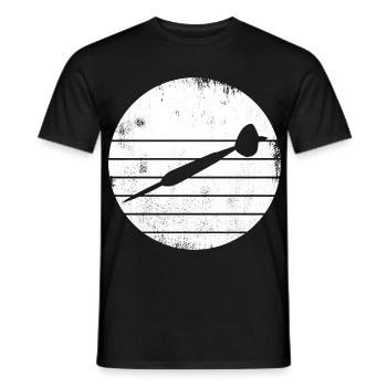 Dartpfeil Skizze - Männer T-Shirt - Schwarz - Vorne - AI Model Male 178 light (178cm)