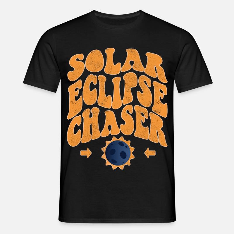 Solar eclipse chaser - Männer T-Shirt - Schwarz
