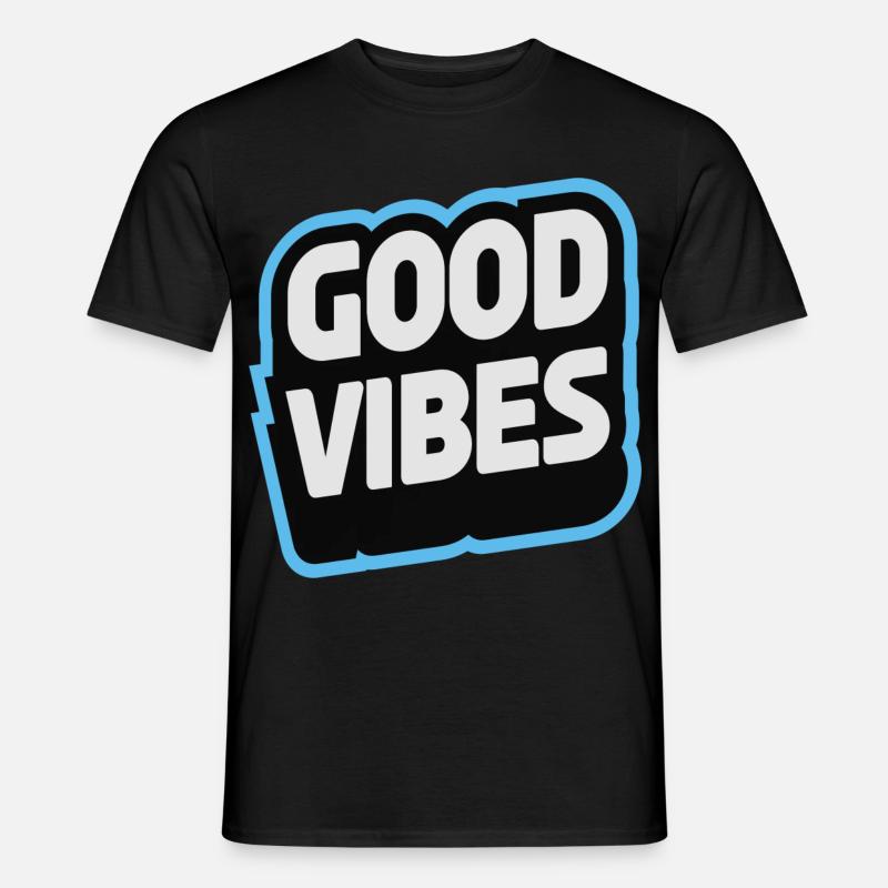 Gute Laune Statement typografisch - Männer T-Shirt - Schwarz