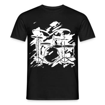Percussion - T-shirt homme - noir - Devant - AI Model Male 178 light (178cm)