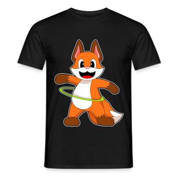 Gymnastique d’entraînement Fox Fitness Hoop - T-shirt homme - noir - Devant - AI Model Male 178 light (178cm)