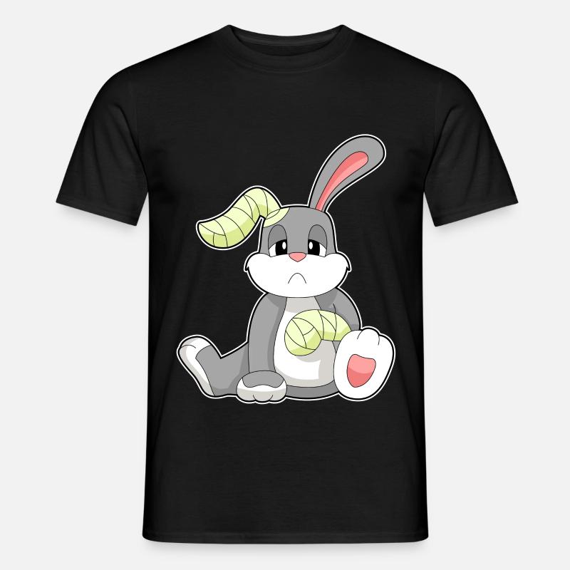 Rabbit Bandage - Men's T-Shirt - black