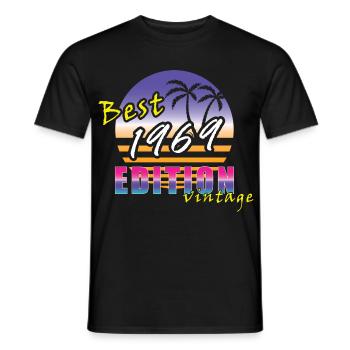 Best Edition 1969 - Männer T-Shirt - Schwarz - Vorne - AI Model Male 178 light (178cm)