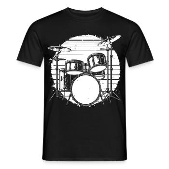 Percussion - T-shirt homme - noir - Devant - AI Model Male 178 light (178cm)