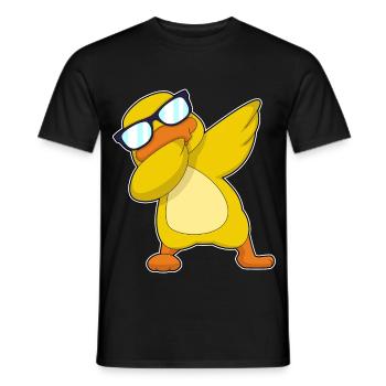 Duck Hip Hop Dance - Men's T-Shirt - black - Front - AI Model Male 178 light (178cm)
