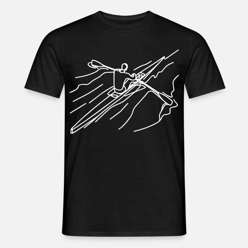 Ruderer - Männer T-Shirt - Schwarz
