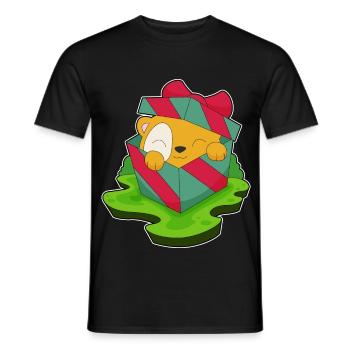 Forfait de Noël hamster - T-shirt homme - noir - Devant - AI Model Male 178 light (178cm)