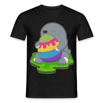 Maulwurf Ostern Osterei - Männer T-Shirt - Schwarz - Vorne - AI Model Male 178 light (178cm)