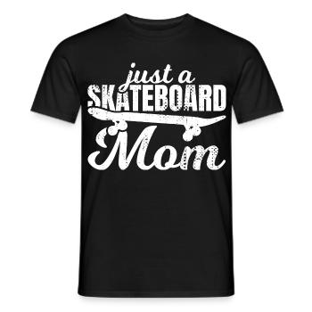 Juste un fou de skateboard - T-shirt homme - noir - Devant - AI Model Male 178 light (178cm)