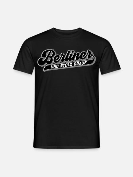 Berliner und Stolz drauf | Farben änderbar - Männer T-Shirt - Schwarz