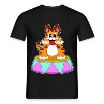 Cirque du tigre - T-shirt homme - noir - Devant - AI Model Male 178 light (178cm)