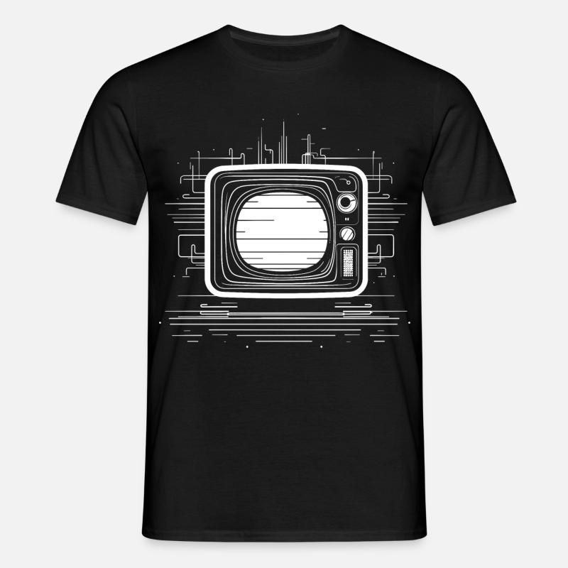 Sketch télévisé à l’ancienne - T-shirt Homme - noir