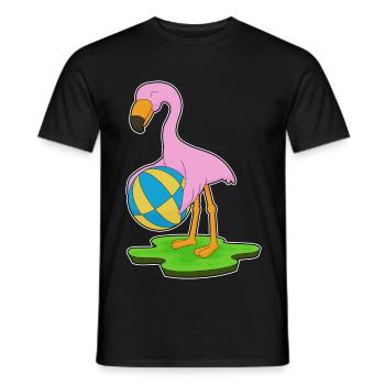 Natation Flamingo Water-polo Été - T-shirt homme - noir - Devant - AI Model Male 178 light (178cm)