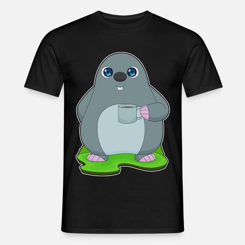 Mole Coffee Tassee - Men's T-Shirt - black