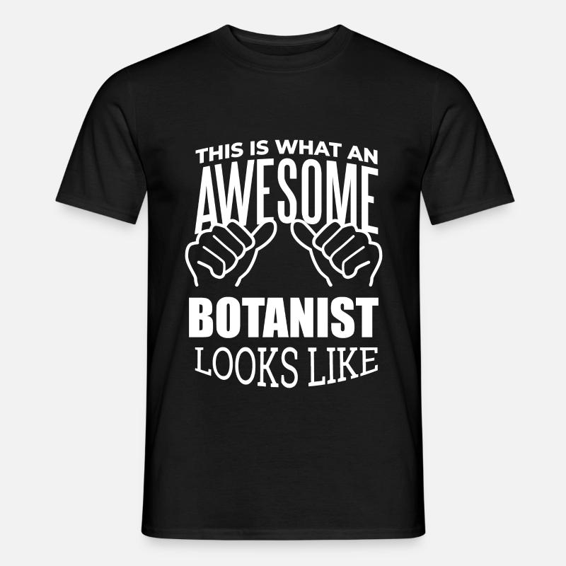 Botanik - Männer T-Shirt - Schwarz
