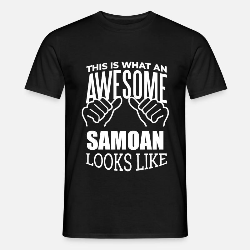 Samoa - Männer T-Shirt - Schwarz