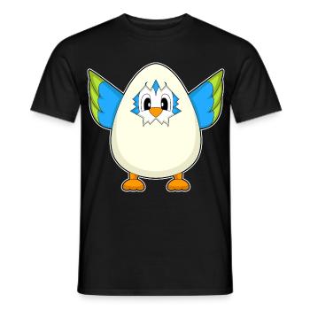 Oeuf de perroquet - T-shirt homme - noir - Devant - AI Model Male 178 light (178cm)