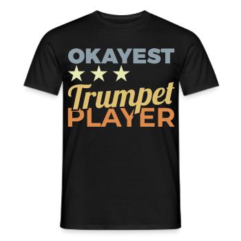 Durchschnittlicher Trompeter - Männer T-Shirt - Schwarz - Vorne - AI Model Male 178 light (178cm)