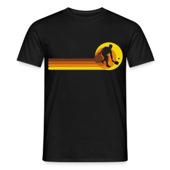 Jeu de balles de pickleball Joueur de pickleball - T-shirt homme - noir - Devant - AI Model Male 178 light (178cm)