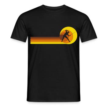 Jeu d’escrime Gamer Jeu d’escrime - T-shirt homme - noir - Devant - AI Model Male 178 light (178cm)