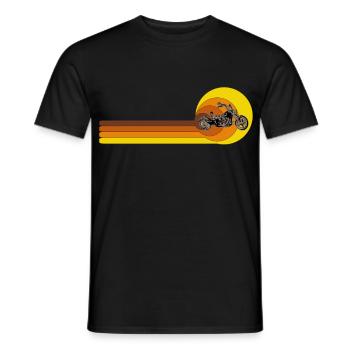 Trike Trike Rider Motor Trike Vintage Trike Bike - T-shirt homme - noir - Devant - AI Model Male 178 light (178cm)