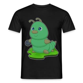 Caterpillar Bowling Boule de bowling - T-shirt homme - noir - Devant - AI Model Male 178 light (178cm)
