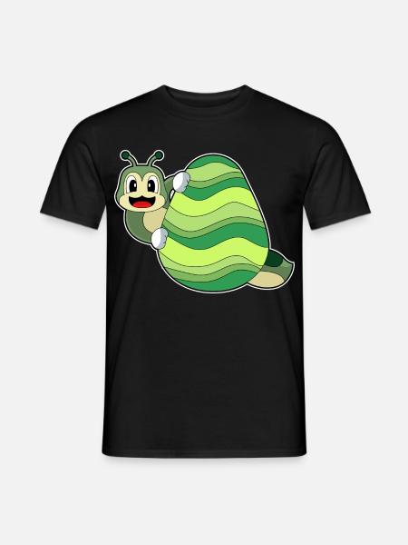 Caterpillar Easter Easter Egg - Men's T-Shirt - black