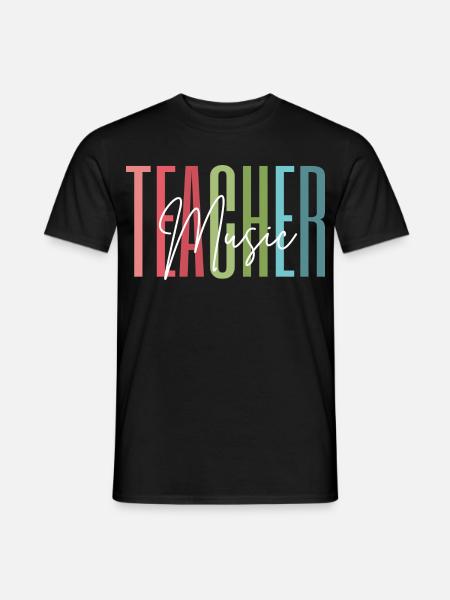 Music Teacher Music Teacher Gift - Men's T-Shirt - black