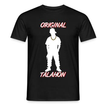 Original Talahon Urban Streetwear Graphic Shirt - Men's T-Shirt - black - Front - AI Model Male 178 light (178cm)