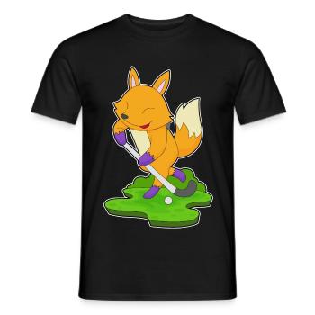 Fuchs Field Hockey Field Hockey Stick - Men's T-Shirt - black - Front - AI Model Male 178 light (178cm)