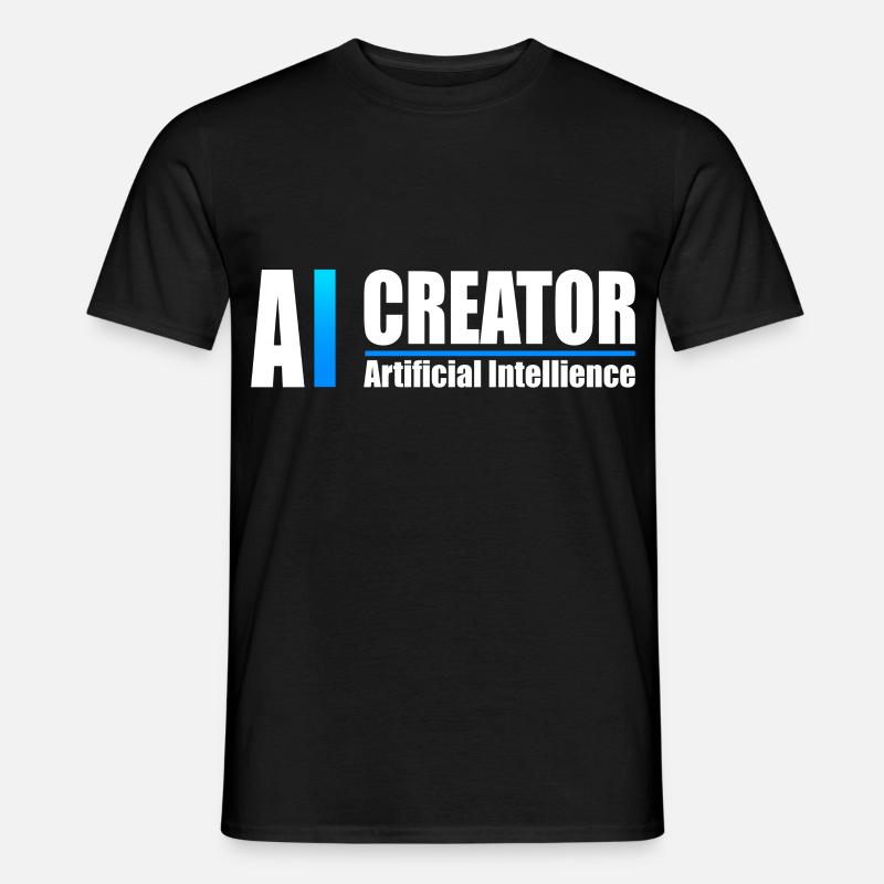 AI Creator Artificial Intelligence Enthusiast - Men's T-Shirt - black