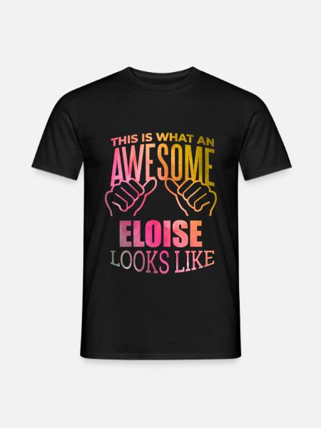 Eloise Eloise Eloise - T-shirt homme - noir
