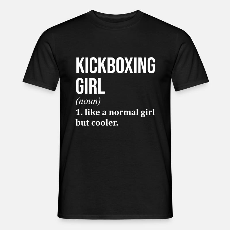 Kickboxen - Männer T-Shirt - Schwarz
