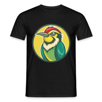 Bienenfresser Niedlich Kawaii Cartoon Clipart Haustier Tier - Männer T-Shirt - Schwarz - Vorne - AI Model Male 178 light (178cm)