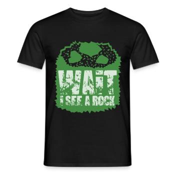 Cadeau géologue géologie - T-shirt homme - noir - Devant - AI Model Male 178 light (178cm)