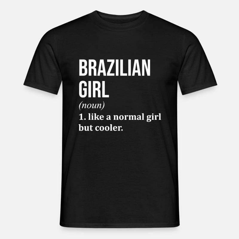 Brasilien - T-shirt herr - svart