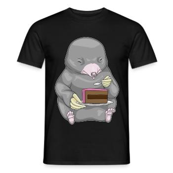 Gâteau Mole - T-shirt homme - noir - Devant - AI Model Male 178 light (178cm)