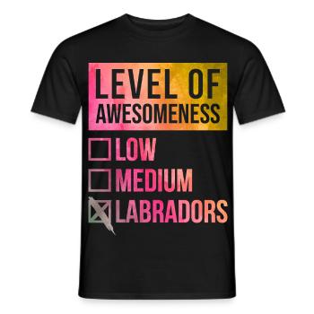 Labrador - T-shirt homme - noir - Devant - AI Model Male 178 light (178cm)