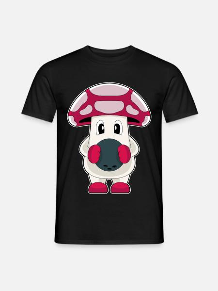 Boule de bowling aux champignons - T-shirt homme - noir