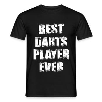 Bester Dartspieler aller Zeiten - Männer T-Shirt - Schwarz - Vorne - AI Model Male 178 light (178cm)