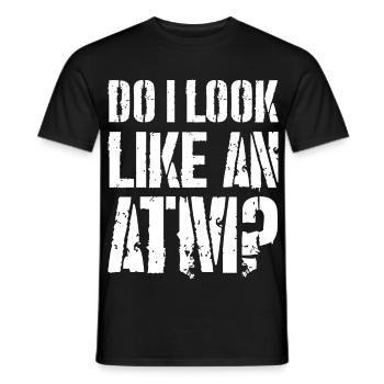 est-ce que je ressemble à un distributeur automatique de billets - T-shirt homme - noir - Devant - AI Model Male 178 light (178cm)