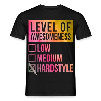 Hardstyle Hardstyle Hardstyle - Men's T-Shirt - black - Front - AI Model Male 178 light (178cm)