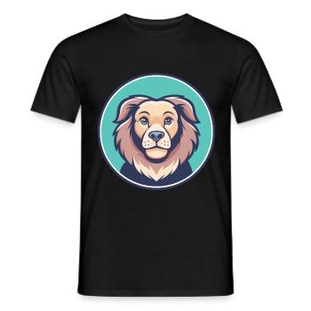 Carea Leones Hunderasse Cartoon Kawaii Clipart Haustier - Männer T-Shirt - Schwarz - Vorne - AI Model Male 178 light (178cm)