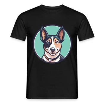 Hamiltonstovare Hunderasse Cartoon Kawaii Clipart - Männer T-Shirt - Schwarz - Vorne - AI Model Male 178 light (178cm)