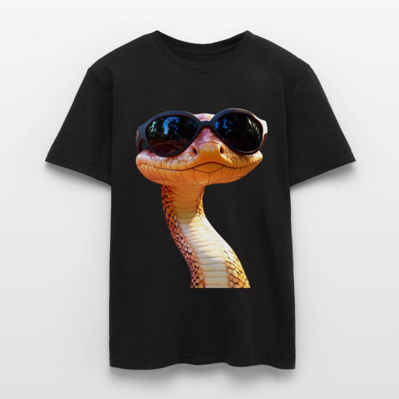 Serpent Python Cobra Mamba Serpent à sonnettes Serpent T-shirt homme