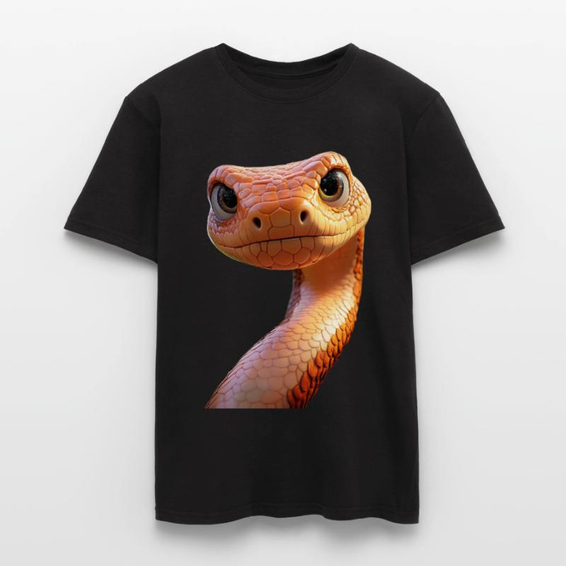 Schlange Python Kobra Mamba Klapperschlange Snake Männer T-Shirt
