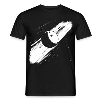 Boule de bowling - T-shirt homme - noir - Devant - AI Model Male 178 light (178cm)